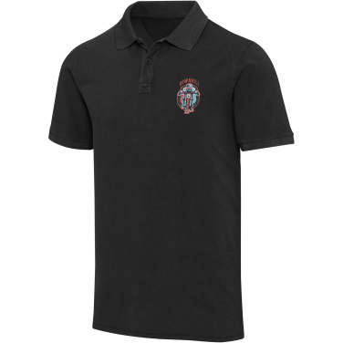Logo trade promotional items image of: Calgary 200 g/m2 washed men's polo