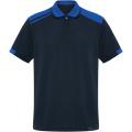 Samurai 160 g/m2 unisex antibacterial short sleeve polo , Navy Blue / Royal blue