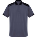 Samurai 160 g/m2 unisex antibacterial short sleeve polo , Lead / Black