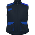 Armada multi-pocket workwear vest, Navy Blue / Royal blue