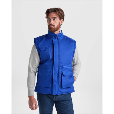 Logo trade promotional merchandise photo of: Amanzor multi-purpose workwear bodywarmer with high neck