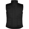 Amanzor multi-purpose workwear bodywarmer with high neck, Black