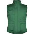Amanzor multi-purpose workwear bodywarmer with high neck, Bottle green