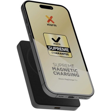 Logo trade business gifts image of: Xtorm Go2 15W 5000 mAh wireless power bank