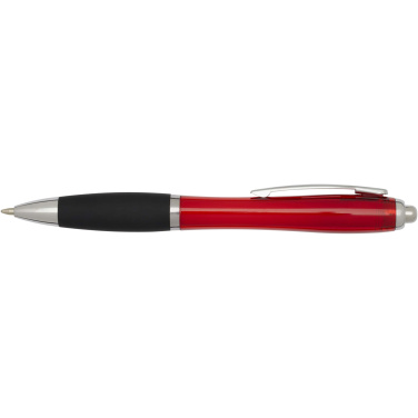 Logo trade promotional products image of: Nash RCS plastic ballpoint pen