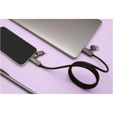 Logo trade corporate gift photo of: SCX.design C59 100W magnetic silicone charging cable