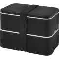 MIYO POP 700+700 ml double layer lunch box, Black