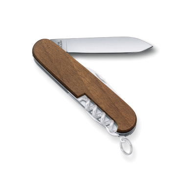 Logotrade advertising products photo of: VICTORINOX Pocket Knife Huntsman Wood 13 functions