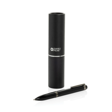 Logo trade promotional gift photo of: Swiss peak OSLO recycled stainless steel deluxe pen