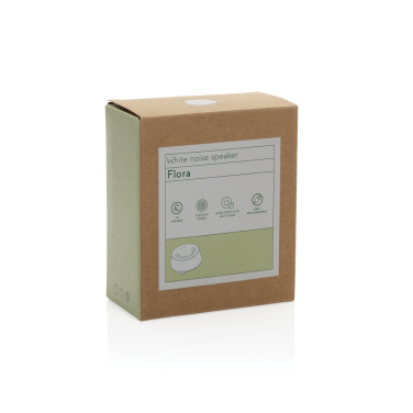 Logotrade promotional merchandise picture of: Flora RCS recycled plastic white noise speaker