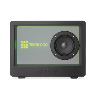 Logo trade promotional merchandise image of: Soundclear Transparent 5W wireless speaker