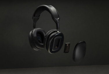 Logo trade promotional products image of: Spectra RCS Wireless headphone with removable battery