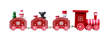 Logo trade promotional item photo of: Wooden Christmas train