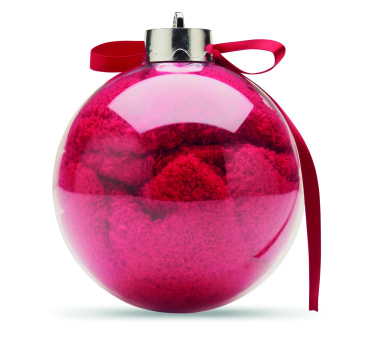 Logo trade promotional products picture of: Santa socks in bauble ornament