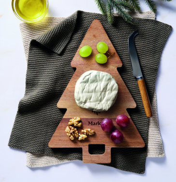 Logo trade promotional products picture of: Acacia serving board Xmas tree