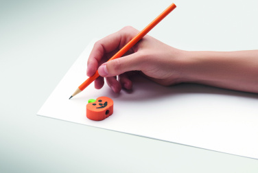 Logo trade advertising products image of: Halloween pencil with eraser