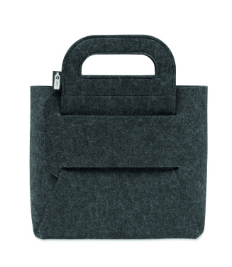 Logo trade advertising products image of: Foldable RPET felt basket