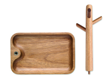 Logotrade advertising product picture of: Acacia wood key tray holder