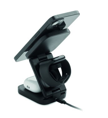 Logotrade advertising product picture of: 3in1 foldable charging station