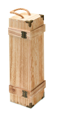 Logotrade promotional gift image of: Paulownia wood wine gift box