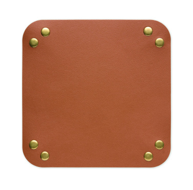Logo trade business gifts image of: Foldable PU key tray