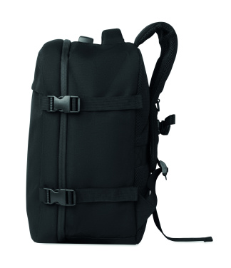 Logotrade promotional product picture of: 15" RPET backpack lock 20L