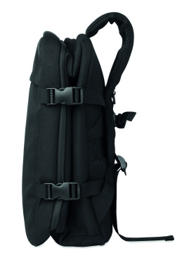 Logo trade promotional giveaway photo of: 15" RPET backpack lock 20L