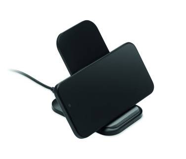 Logo trade promotional gifts picture of: Foldable wireless charger 15W