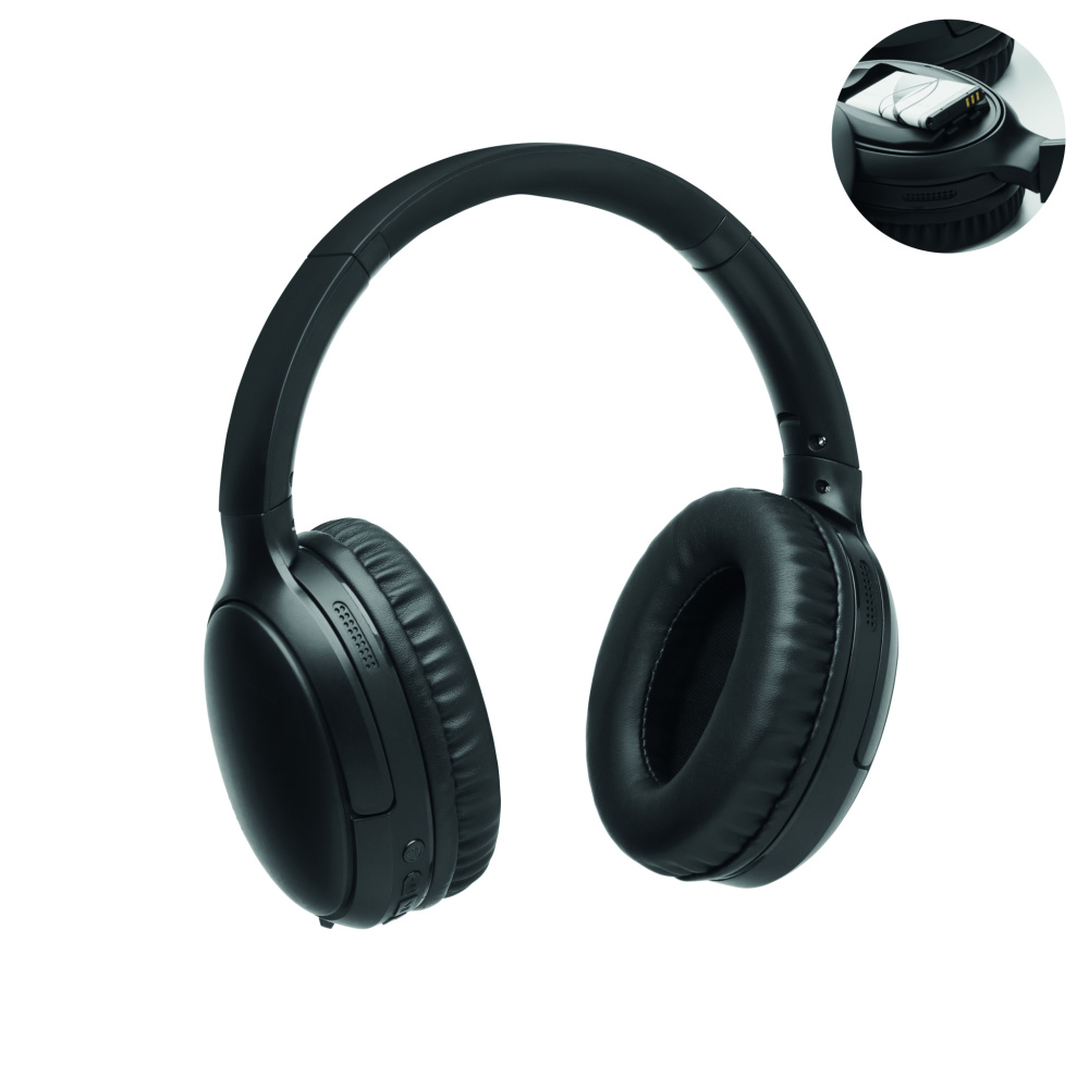 Logotrade corporate gift picture of: Foldable headphones in pouch