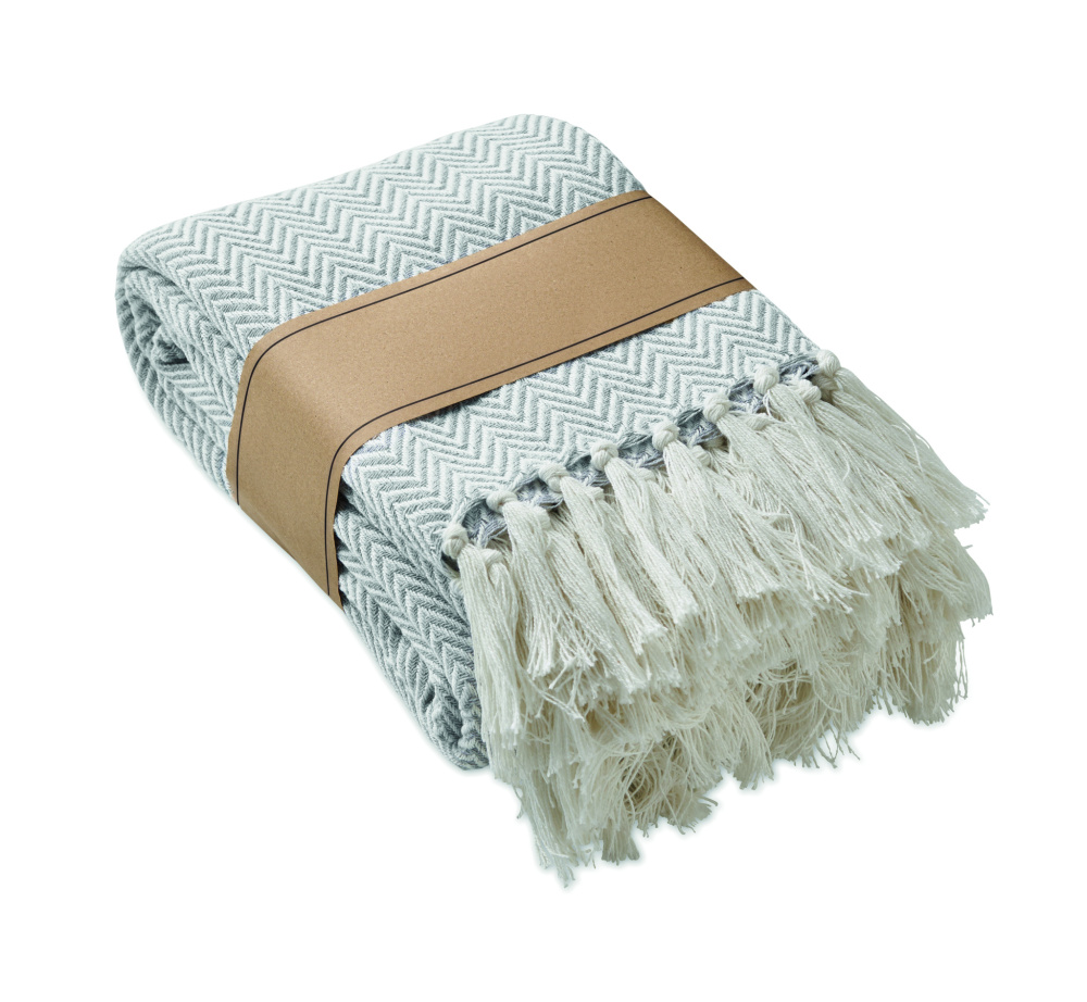 Logotrade business gift image of: Recycled polycotton blanket