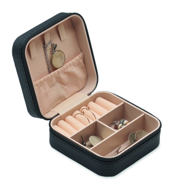 Logo trade promotional giveaways picture of: PU Travel jewellery box