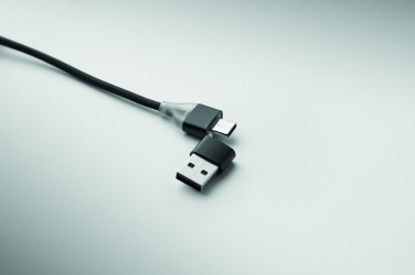 Logotrade promotional merchandise image of: 3-in-1 charging cable keyring