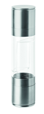 Logo trade promotional giveaways image of: 2-in-1 salt and pepper mill