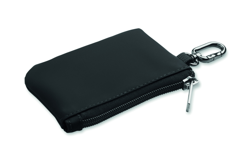 Logotrade promotional gifts photo of: PU key case wallet w/carabiner
