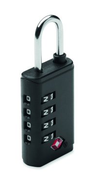 Logo trade promotional gifts image of: TSA 4-digit combination lock
