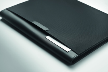 Logo trade business gift photo of: A4 portfolio with notepad