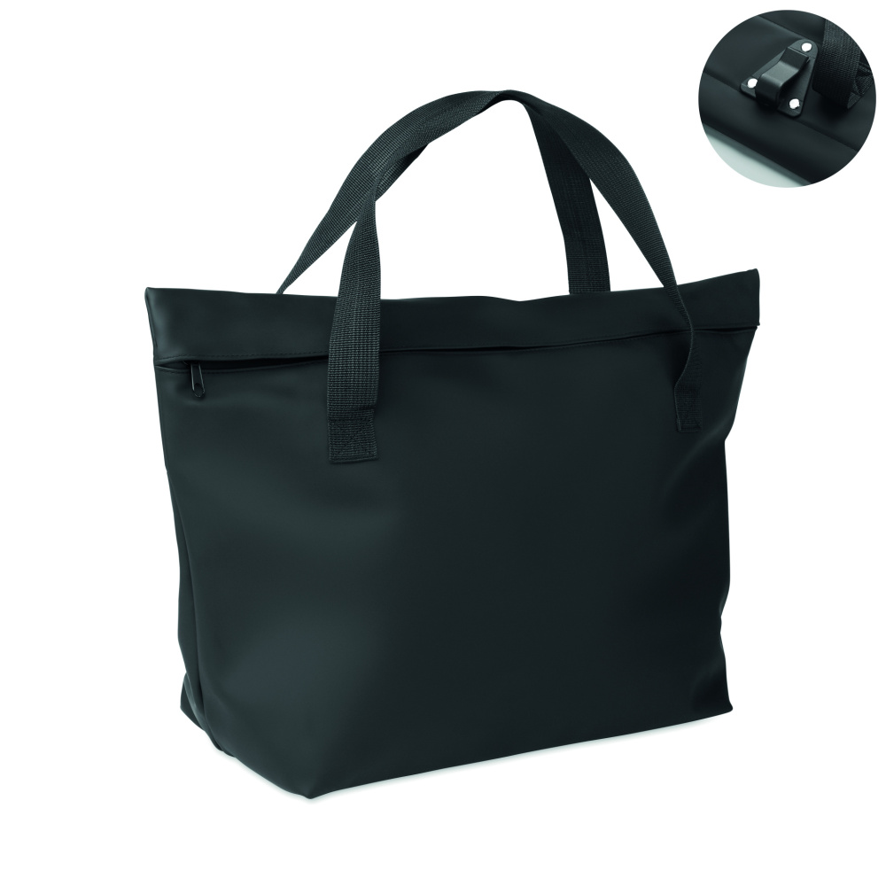 Logo trade promotional products image of: PU bicycle shopping bag 10L
