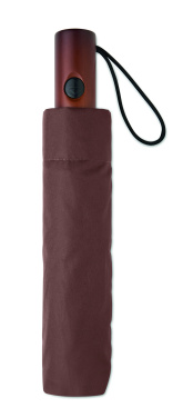 Logotrade business gift image of: 21" auto umbrella wood handle