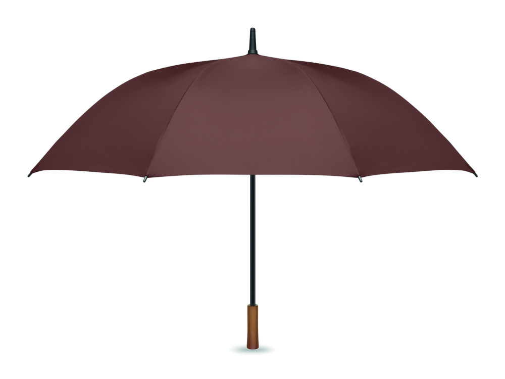 Logo trade promotional products picture of: 27" auto umbrella wood handle