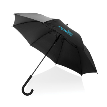 Logo trade promotional gifts image of: KENTO URBAN 23'' AWARE™ RPET 190T auto open umbrella
