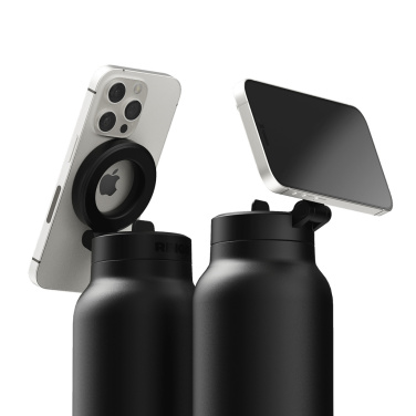 Logo trade promotional merchandise image of: RINGO Pro MagSafe® Waterbottle w Magnetic Booster Ring 710ML