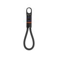 Nordic Drift Everest USB-C 60W fast charging carabiner cable, black