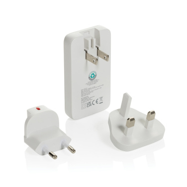 Logotrade business gift image of: Fluxo RCS 65W flat GAN charger with universal connectors
