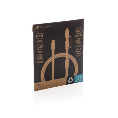 Logo trade advertising products picture of: Arc RCS 60W 120 cm 2-in-1 fast charging cable