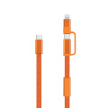 Arc RCS 60W 120 cm 2-in-1 fast charging cable, orange