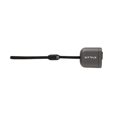 Logo trade corporate gifts image of: Spira RCS recycled retractable 100W fast charging cable