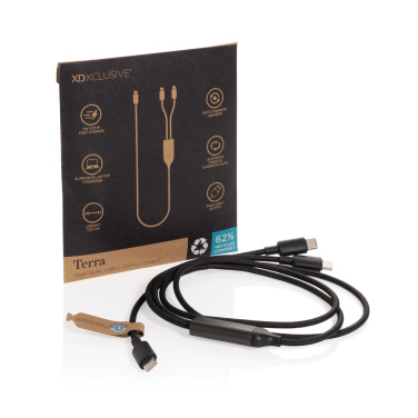 Logo trade promotional giveaways picture of: Terra 100W RCS Dual USB C output cable