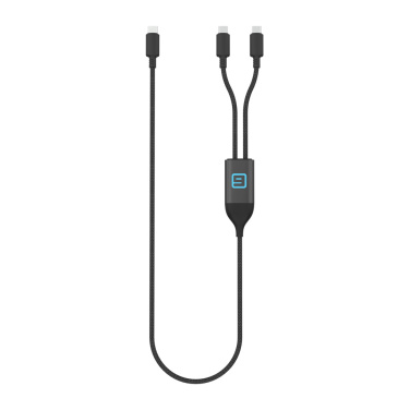 Logo trade promotional item photo of: Terra 100W RCS Dual USB C output cable