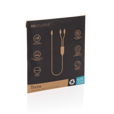 Logotrade business gifts photo of: Terra 100W RCS Dual USB C output cable