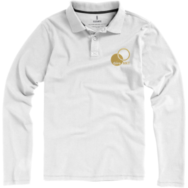 Logo trade promotional gifts picture of: Oakville long sleeve men's polo